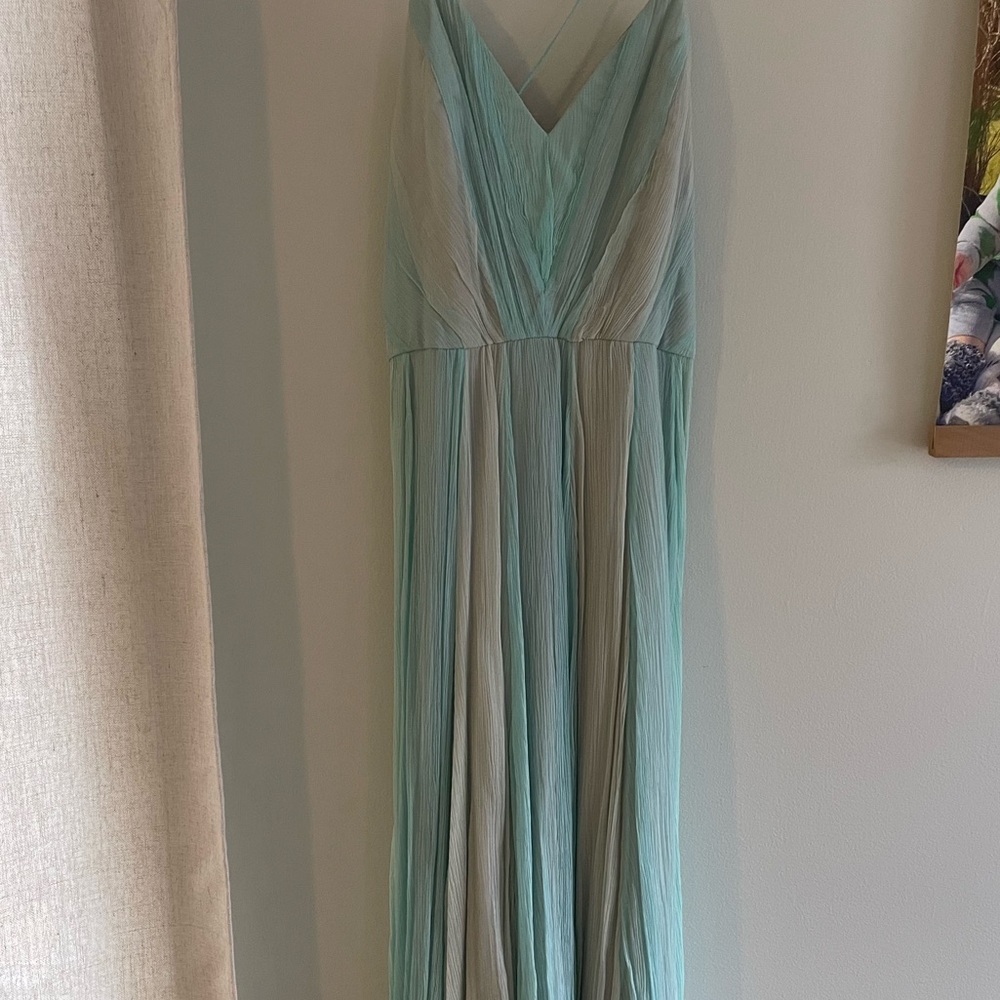 NWT Urban outfitters blue and grey princess style floating gown.